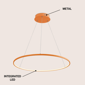 Brice Modern Contemporary Iron Integrated LED Pendant
